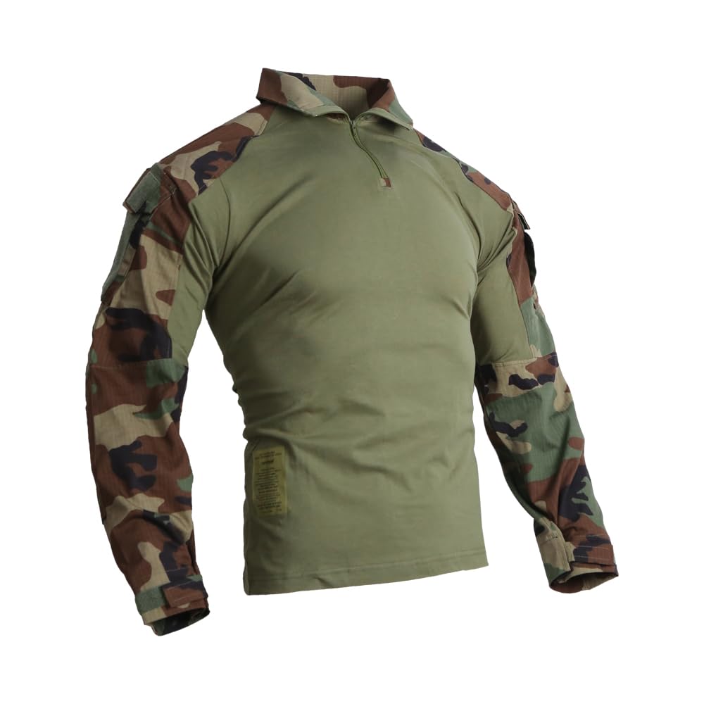 EMERSONGEAR Men's Tactical Shirt,Gen3 Airsoft Combat Army Paintball Quick Dry Long Sleeve BDU T-Shirt Top