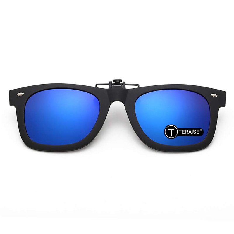 TERAISE Polarized Clip-On Driving Sunglasses with Flip Up Function-Suitable for Driving Fishing Outdoor Sport