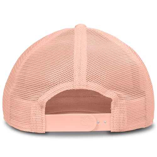 Timberland Monochrome Kids Trucker Hat for Girls Ages 7-14, Breathable and Adjustable Snapback Mesh Cap, One Size