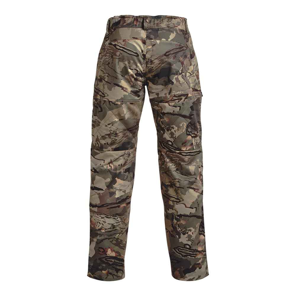 Under Armour Mens Brow Tine ColdGear Infrared Pants, Ua Forest 2.0 Camo (988)/Black, Small