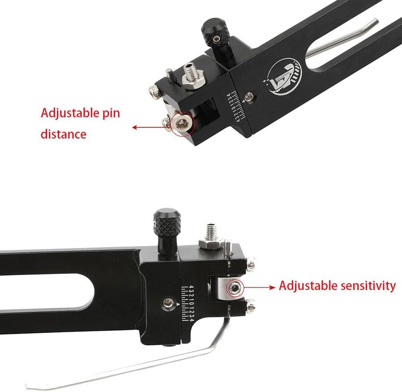 Archery Magnetic Arrow Rest - Adjustable Cushion Plunger for Recurve Bow | Right Hand