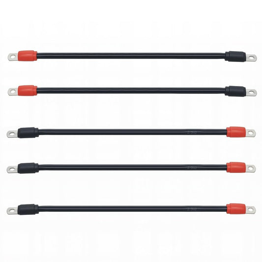 HOGUCAL Golf Cart Club Car 48 Volt Battery Cable Set Wiring for DS 1995-Up 4 Gauge (Set of 5)