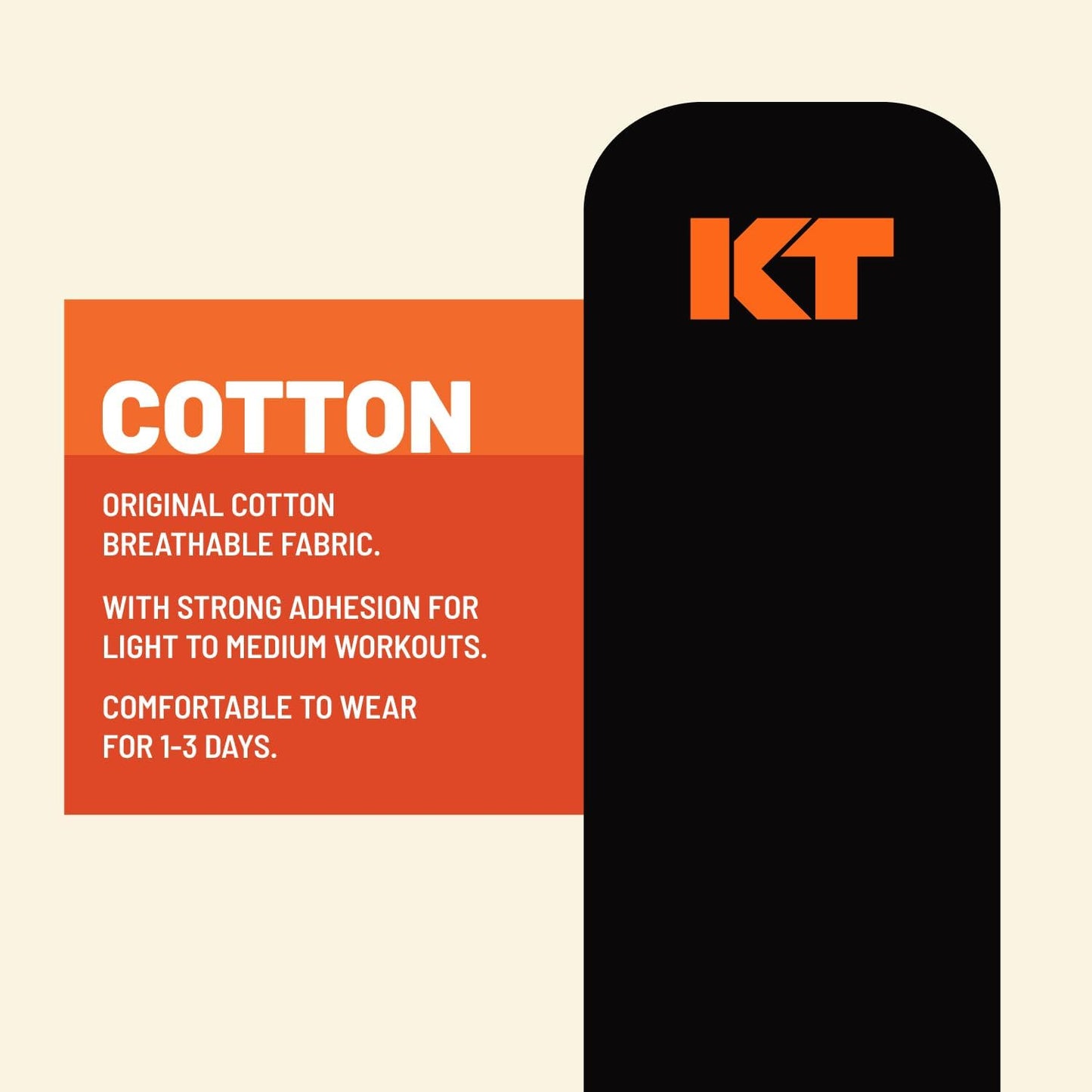 KT Tape - Original Cotton Kinesiology Athletic Tape | 20 Precut 10” Pink Strips