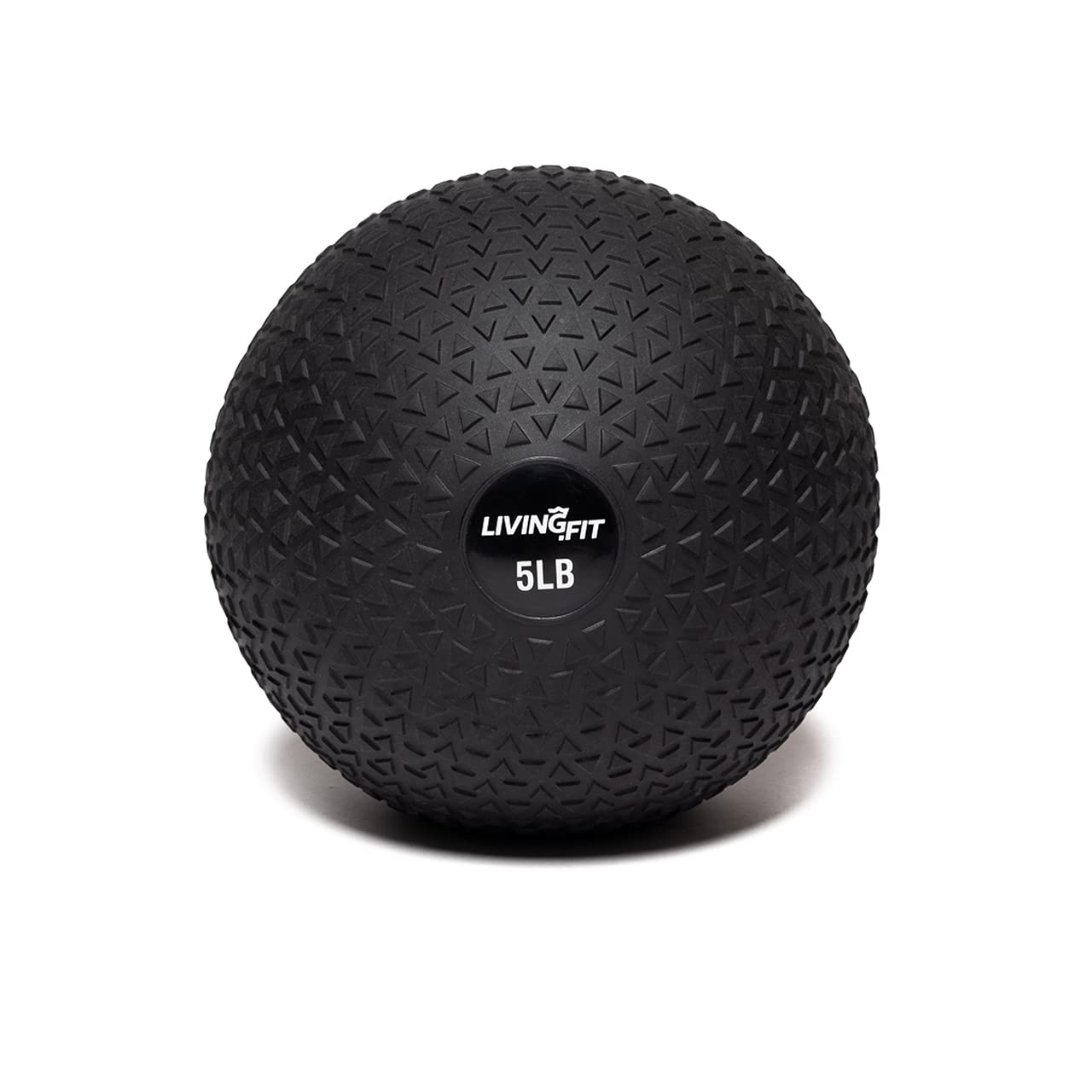 Living.Fit Slam Ball – Durable Heavy-Duty 20 LB Slam Ball for Strength Training, Crossfit, and Functional Fitness – Available in Multiple Weights – Non-Slip Grip, Versatile for Full-Body Workouts