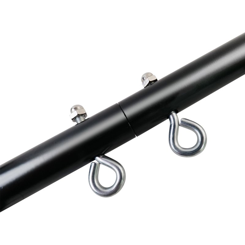 3 in 1 Spreader Bar Black Heavy Duty Stainless Steel Adjustable Bar, Yoga Training Fitness Gear, Workout Bar, Home Sports Gym Kit