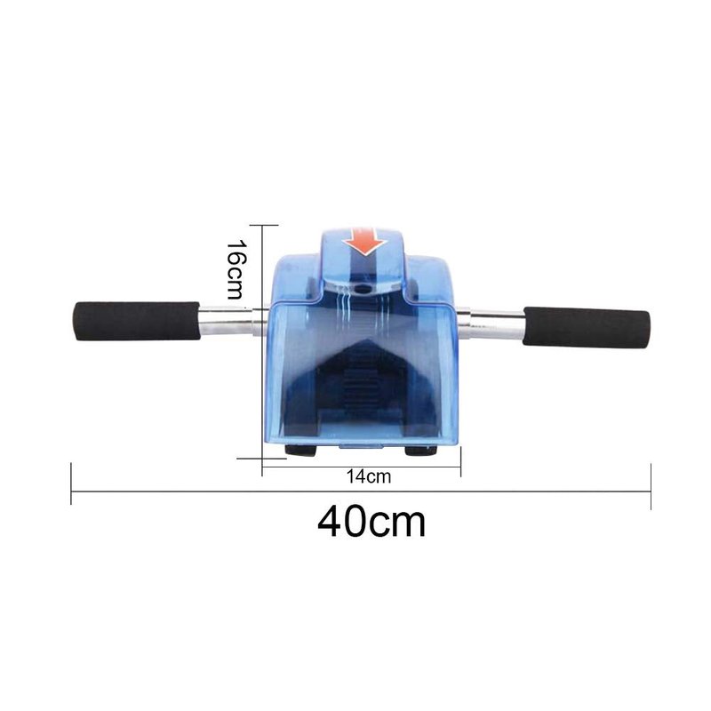 CfoPiryx Ab Roller for Abs Workout Abdominal Exercise Rollers, Abdominal Roller 4 Wheels Muscle Exerciser Fitness Training Rollers, for Men Women Gym Exercise Fitness