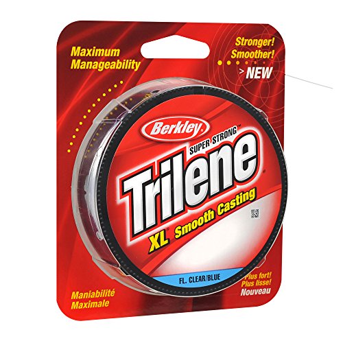 Berkley Trilene® XL®, Fluorescent Clear/Blue, 6lb | 2.7kg, 110yd | 100m Monofilament Fishing Line, Suitable for Freshwater Environments