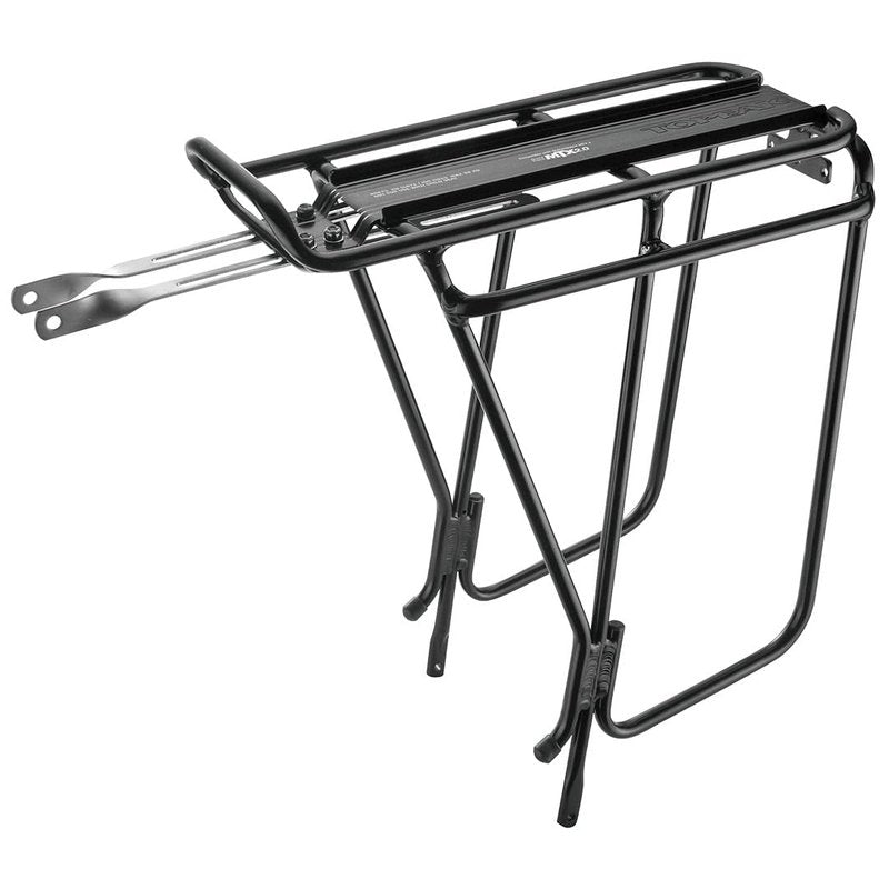 Topeak Super Tourist DX (Non-Disc) Rear Rack – Heavy-Duty Touring Bike Rack for 26”, 27.5” (650B) & 700C Wheels, 6061-T6 Aluminum, 26 kg/ 57 lb Load Capacity