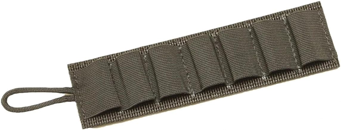 Esstac 7 Round Shotgun Shell Carrier | 12 Gauge Tearaway Design with Hook & Loop Backing