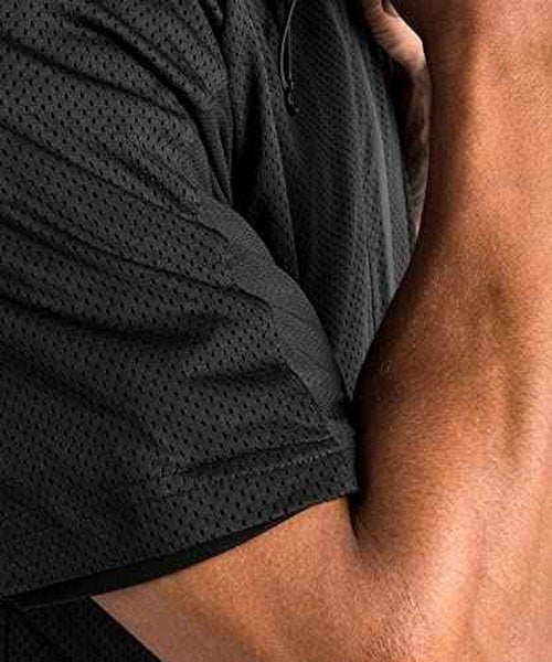 Venum Men's Standard Electron 3.0 Dry Tech Jacket-Short Sleeves, Black, Large