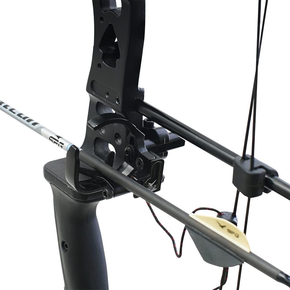 Drop Away Arrow Rest - Adjustable Metal Archery Rest for Compound Bow | Right Hand, Black