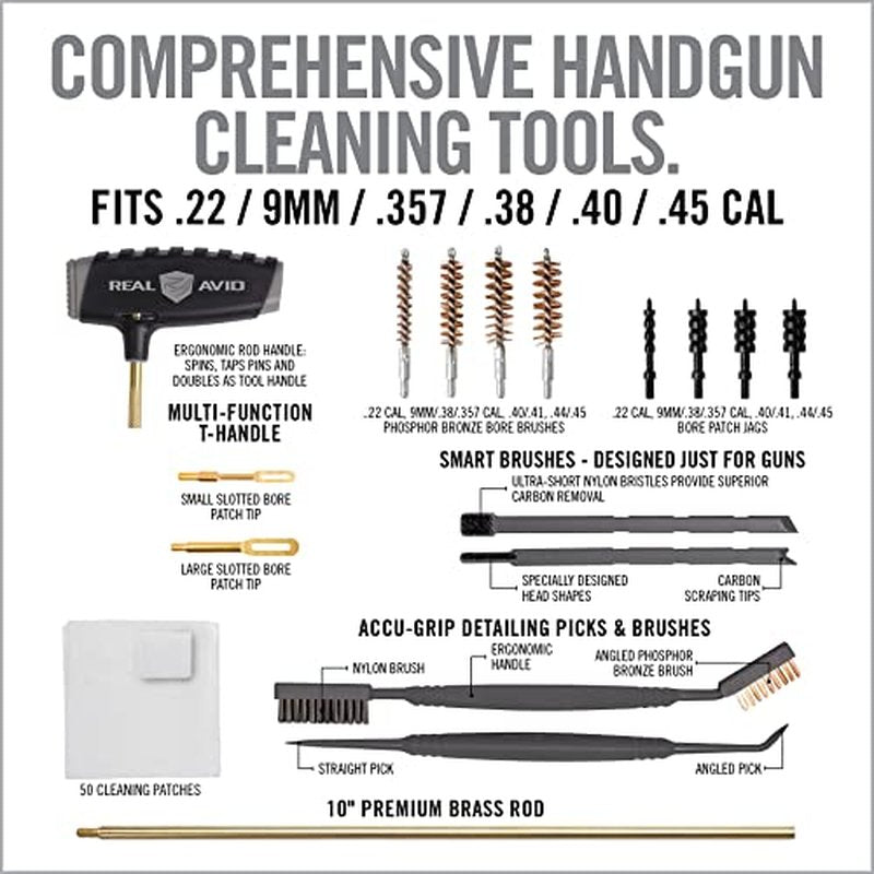 Real Avid Master Cleaning Station - Universal Gun Cleaning Kit, Choose Between Handgun or Universal Gun Cleaning Station