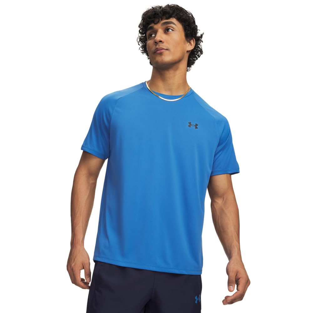 Under Armour Men's Tech 2.0 Short-Sleeve T-Shirt, (430) Aegean Blue / / White, Medium