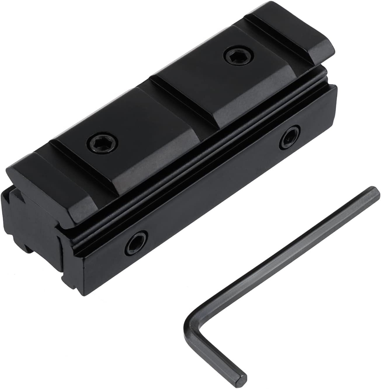 Dovetail to Picatinny Rail Adapter - 11mm to 20mm Scope Mount Converter | Medium Profile Aluminum, 2.67" Length