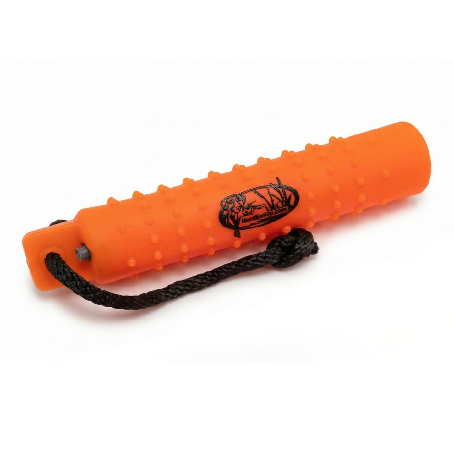 HuntEmUp 2" Plastic Dog Training Bumper – Knobby Retrieving Dummy for Retriever & Hunting Dog Training – Floating Water Training Dummy – Orange (6 Pack)