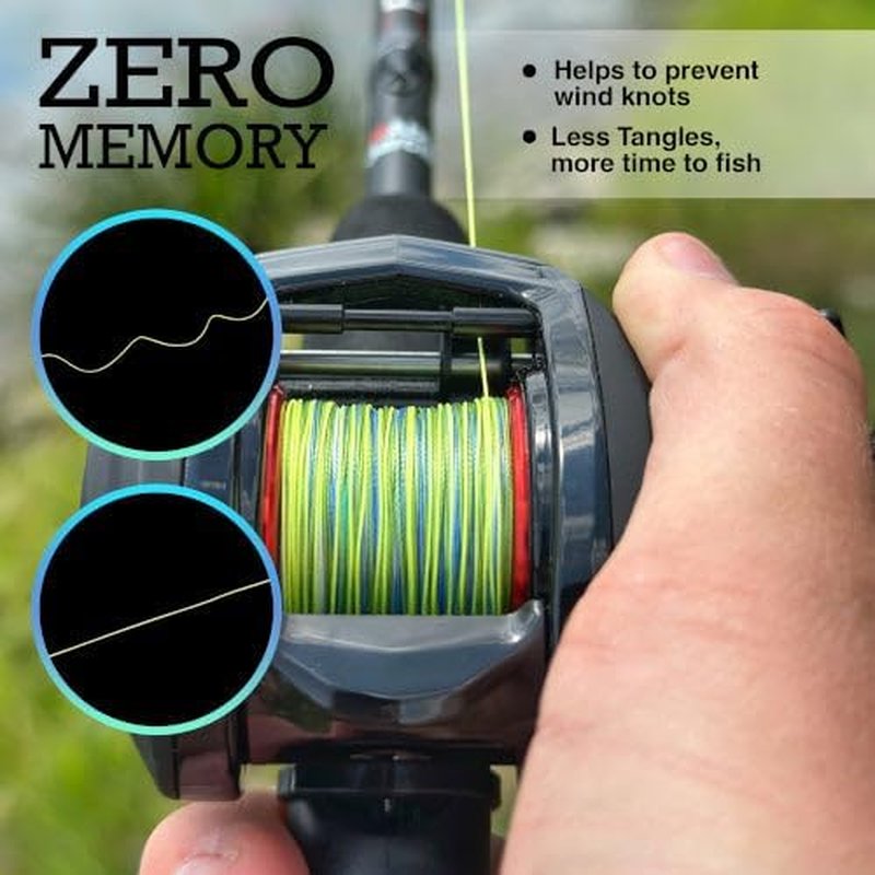 Braided Fishing Line - Pro Grade Performance for Saltwater & Freshwater | High Visibility Color Options