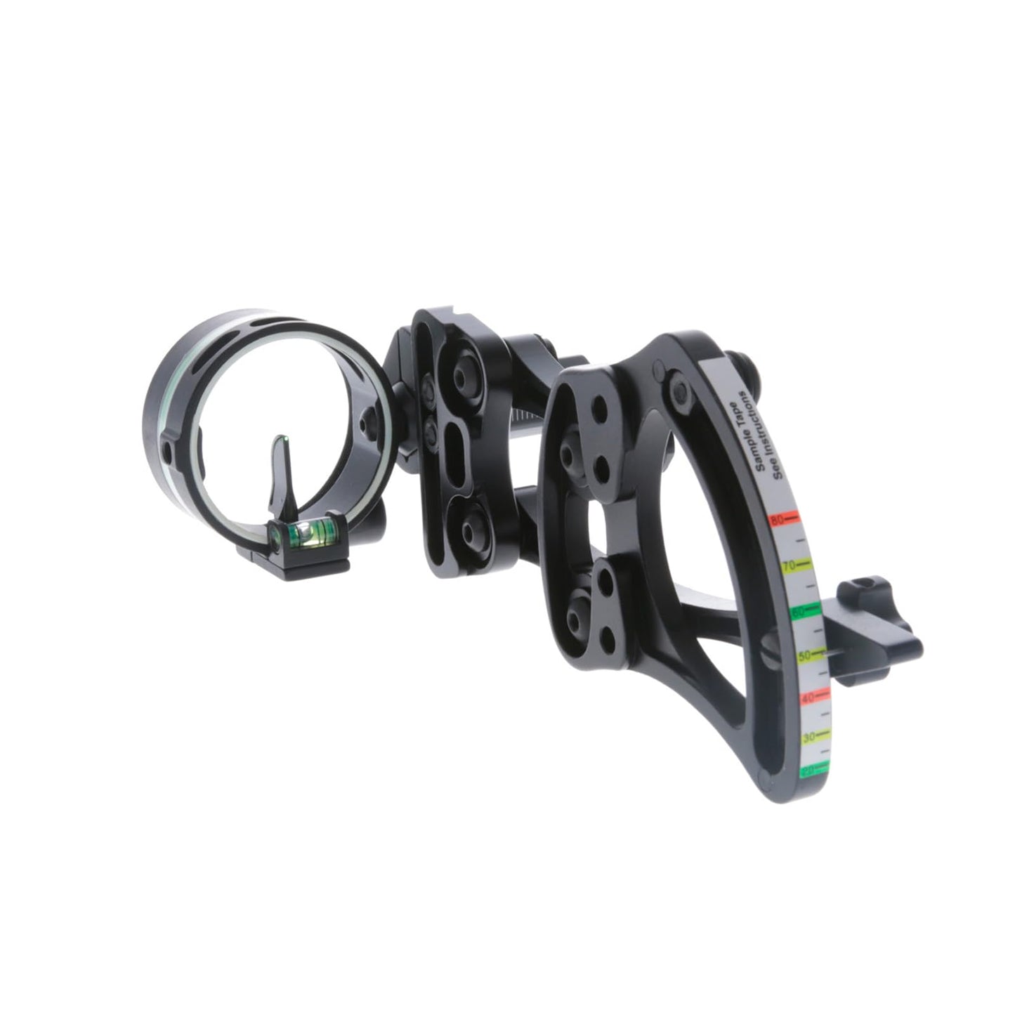 TRUGLO Range Rover Single-Pin .019" Dia Right-Handed Archery Hunting Moving Bow Sight with Lever-Arm Elevation Adjustment - Adjustable Quiver Mount & LED Light Included