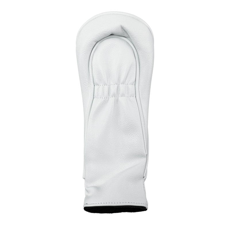Golf Club Covers – Whiteout Leather Driver Headcover, Fairway Wood, 3 Wood, Hybrid, Fits Mallet Blade Putter Head Covers Alignment Stick Cover (Hybrid)