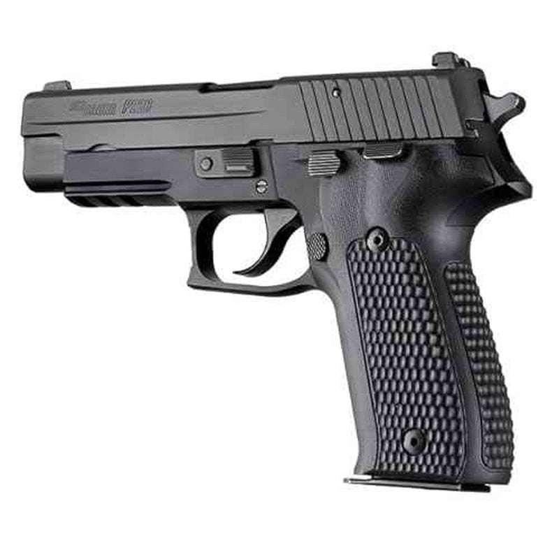 Hogue Piranha Scale G10 Grip for SIG SAUER P226 & P226 MK25, Solid Black - 26139