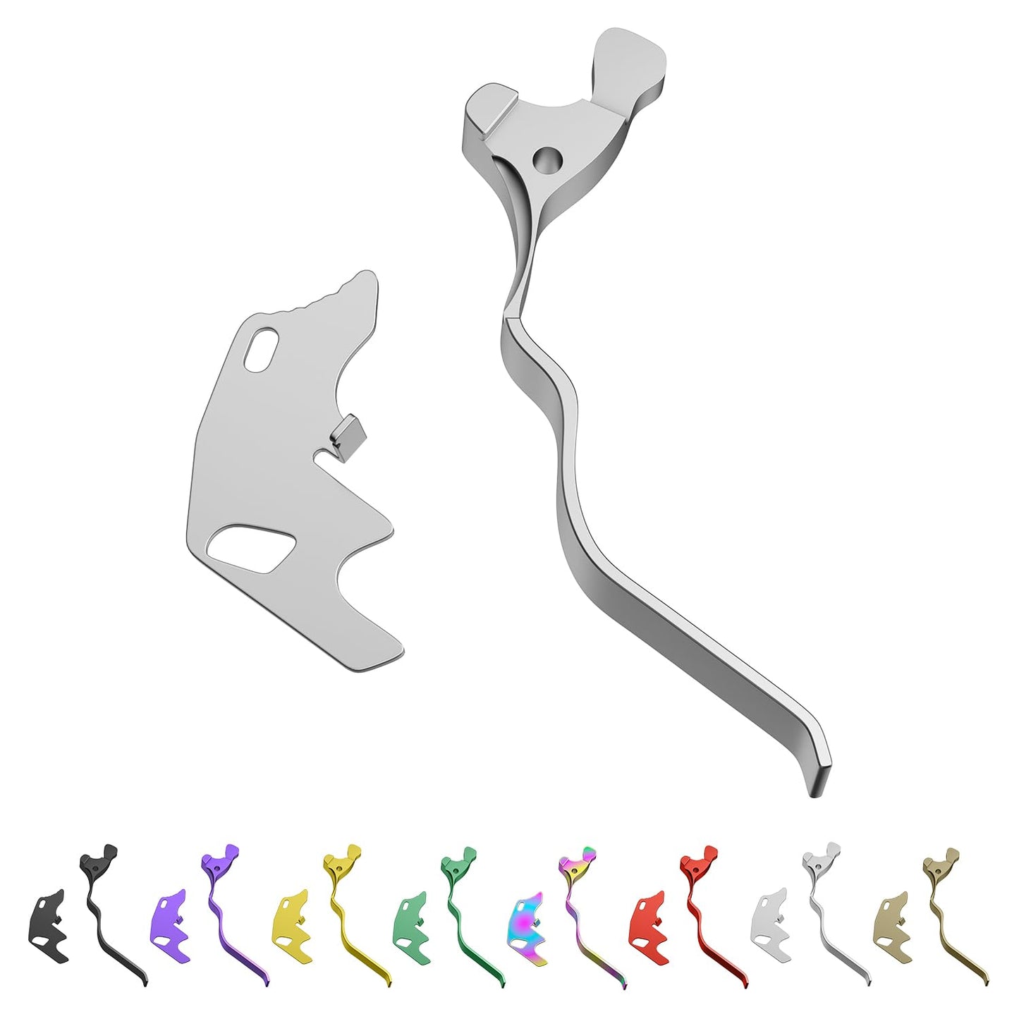 10-22 Auto Release Plate-Replacement Accessories Black Silver Gold Color Option (Silver)