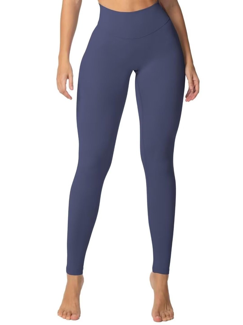 Sunzel Sunzfly Invisible Butt Scrunch Workout Leggings for Women, Butt Lifting High Waisted Gym Yoga Pants with Tummy Control 28" Ash Blue Medium
