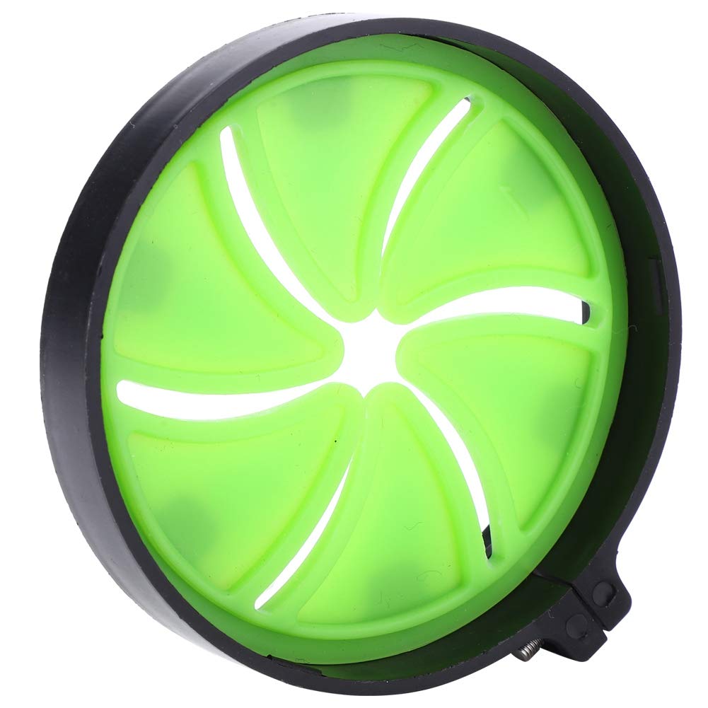 Locadence Paintball Loader Hopper, 7.8cm Diameter Green Black Petals Triangular Universal Paintball Rotor Feedgate, Paintball Speed Feed Gate Lid Hoppers Cover for Circular Lip Closure Hoppers