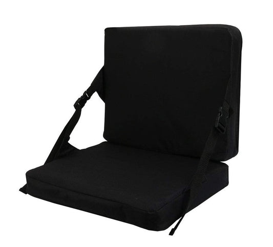 KIMI HOUSE Indoor & Outdoor Folding Chair Cushion Without Back Support, Foldable Portable Stadium Seat,Chair Cushion for Sports Events, Outing, Travelling，Hiking, Fishing
