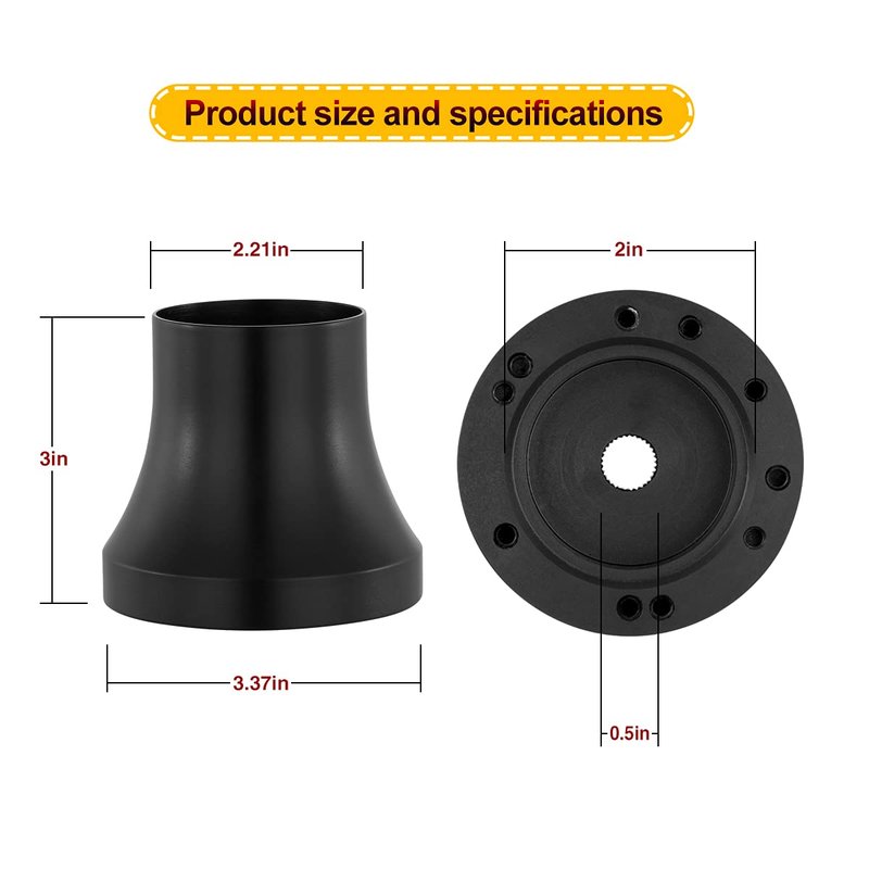 Golf Cart Steering Wheel Adapter for EZGO TXT&RXV (Including Installation Tools)
