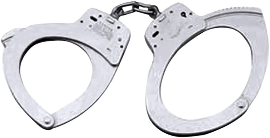Smith & Wesson Handcuffs Model 110 - Large Chain-Linked Nickel Finish
