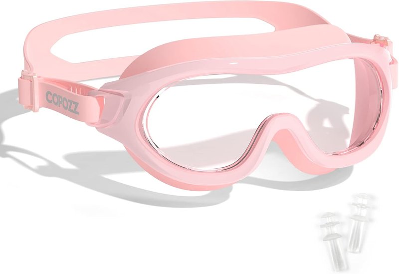Kids Swim Goggles - No Leak Anti-Fog UV Protection | Wide View Design for Ages 6-14