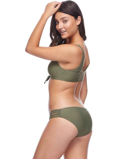 Body Glove Women's Standard Ruby Solid Bikini Bottom Swimsuit, Smoothies Cactus, X-Large
