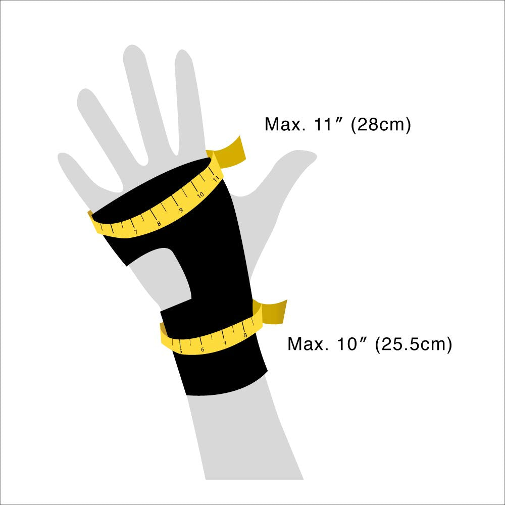 Bracoo Wrist Splint, Breathable Hand Stabilizer Brace for Carpel Tunnel Syndrome, Tendonitis, and Acute Sprains, Supports All Wrist Sizes, Black, WP30, 1 Count