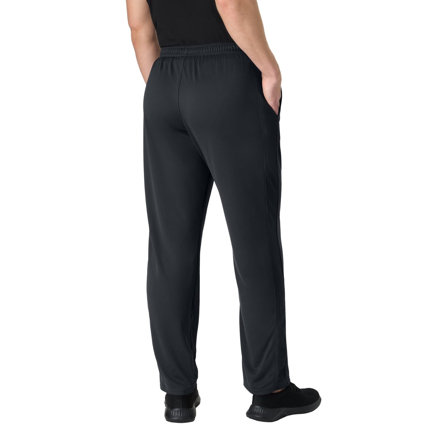 Hanes mens Sport X-temp Performance Training With Pockets Pants, Black, X-Large US