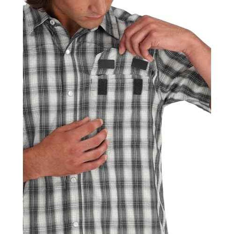 Simms Fishing Products Men's Big Sky Vented Fishing Shirt, Short Sleeve 50+ UPF Top