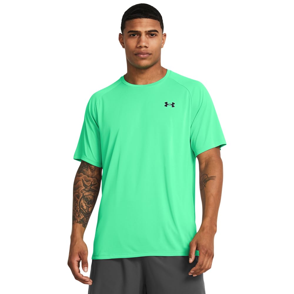 Under Armour Men's Tech 2.0 Short-Sleeve T-Shirt, (300) Vapor Green / / Black, 4X-Large Tall