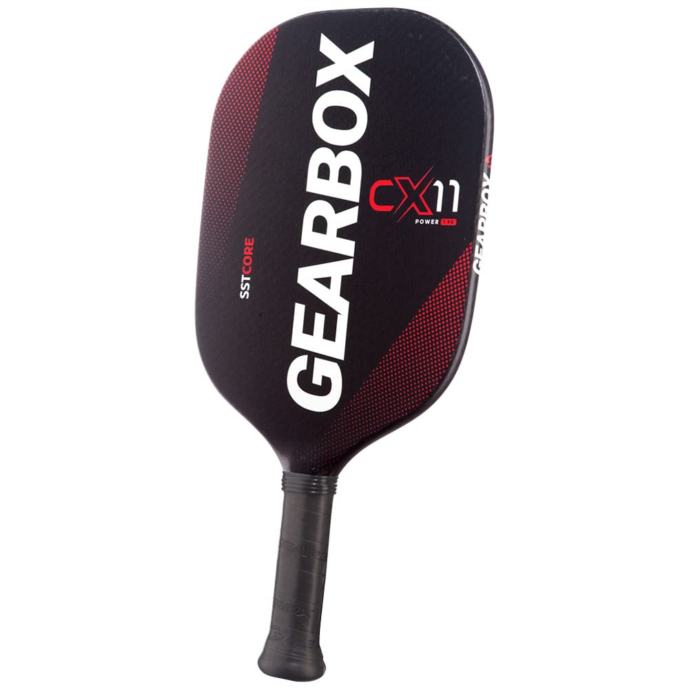 Gearbox CX11Q Power Pickleball Paddle, 7.8 Oz, Red