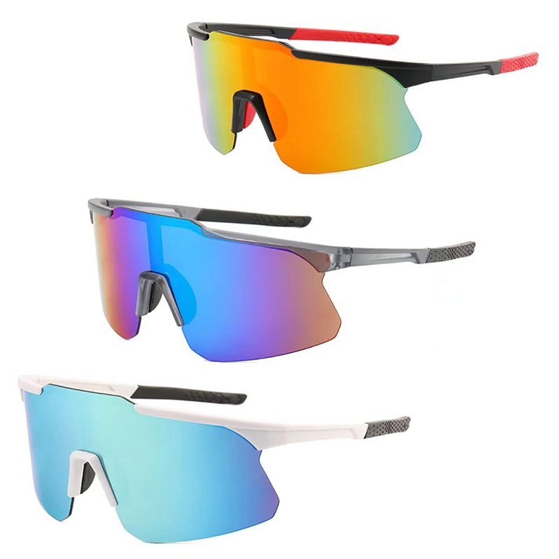 HPLRZXI 3 pairs sports sunglasses Baseball sunglasses for Men Women Youth Baseball Fishing motorcycle Running skiing driving golf, UV Protection.