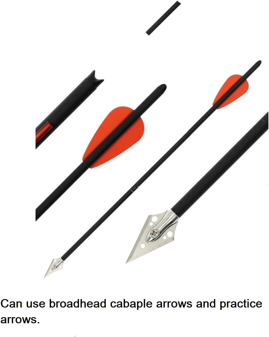 Mini Striker Fishing Crossbow - Self-Cocking Design with 4 Steel Bolts | Compact Size & Easy to Use