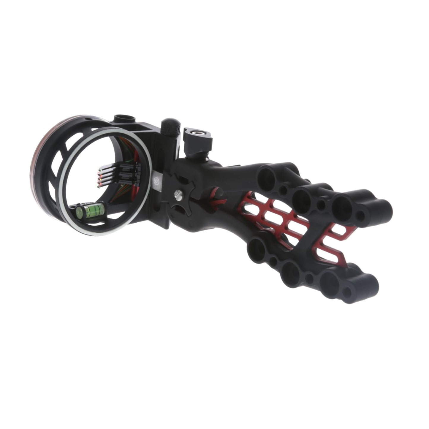 TRUGLO Carbon Hybrid 5-Pin Durable Ultra-Lightweight Micro-Adjustable Bow Sight with Large Circular Field of View, Toolless Micro Adjustment, Black