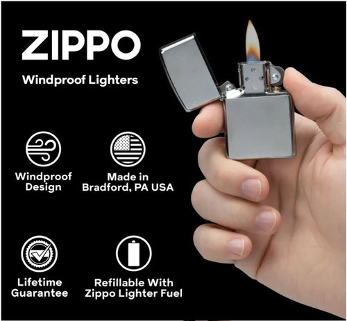 Zippo Lighter- Colorful Purple Leaf Design Glow in The Dark Matte Windproof Lighter #Z5542