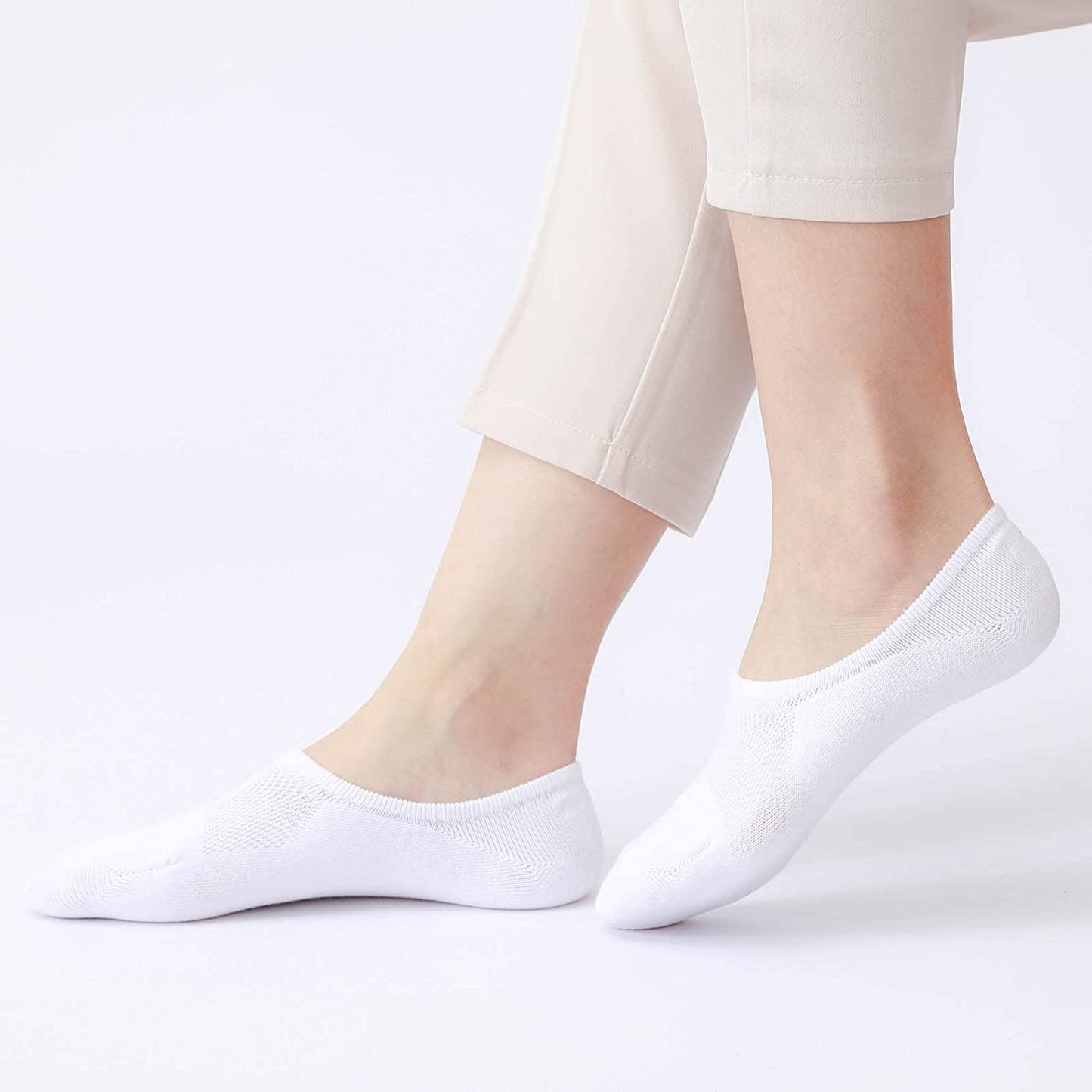 IDEGG No Show Socks Women & Men Low Cut Ankle Short Anti-slid Athletic Running Casual Invisible Liner Socks