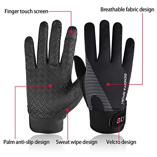 YHT Workout Gloves, Full Palm Protection & Extra Grip, Gym Gloves for Weight Lifting, Training, Fitness, Exercise (Men & Women)