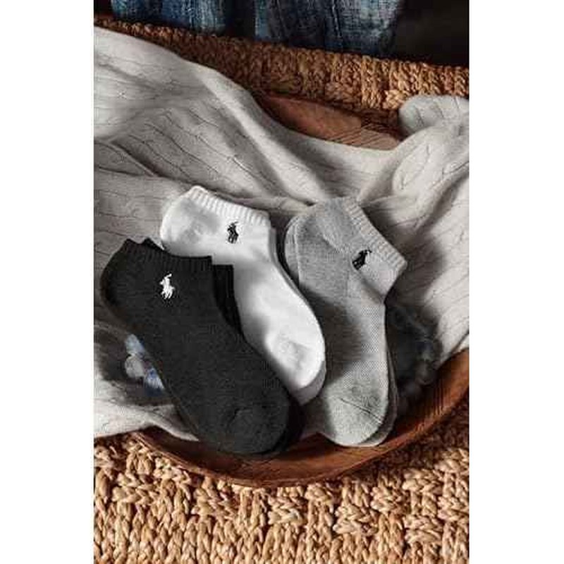 POLO RALPH LAUREN Athletic Performance Low Cut Socks (6-Pack)