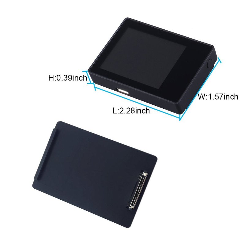 Suptig LCD Screen 2.0 Inch LCD BacPac Non-Touch Screen for Gopro Hero 4 Hero 3+ Hero 3 Hero 2 with Waterproof Back Cover