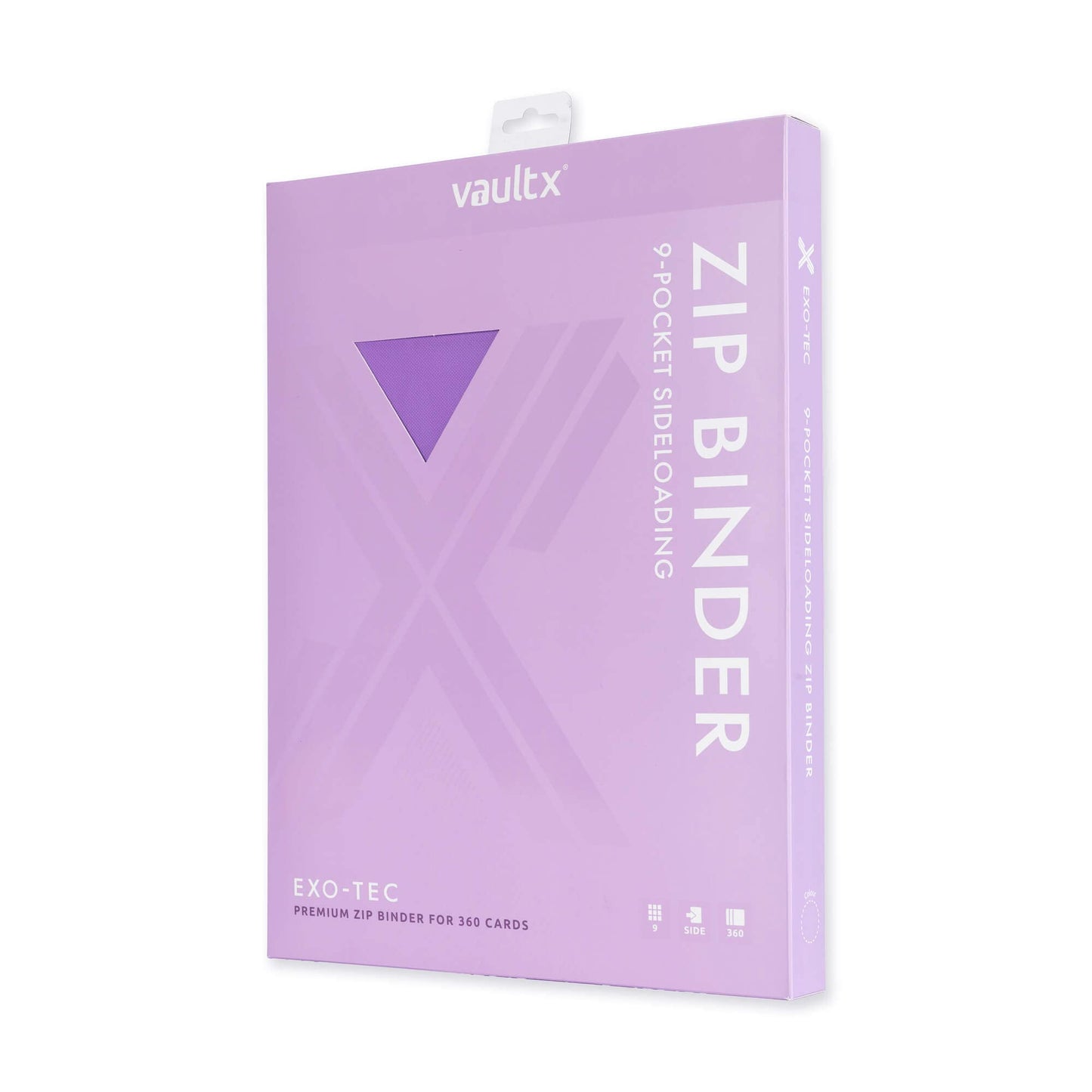 Vault X 4 Pocket Zip Trading Card Binder 160 Cards Exo-Tec (Purple)