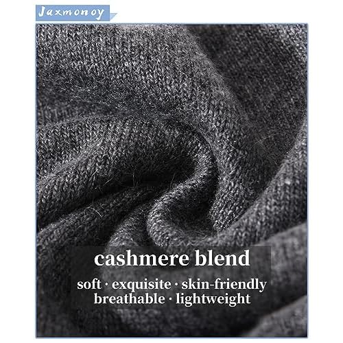 jaxmonoy Knit Beanies Winter Hats for Women and Men Soft Warm Double Layer Ladies Skull Beanie caps