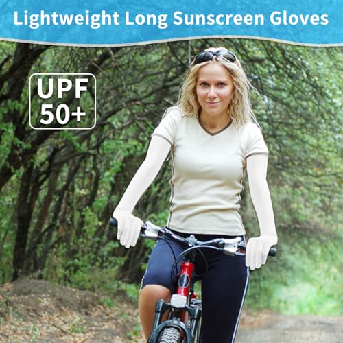 Sunscreen Gloves for Women and Men Summer UV Protection UPF50+ Gardening Sun Protection Arm Touchscreen Gloves
