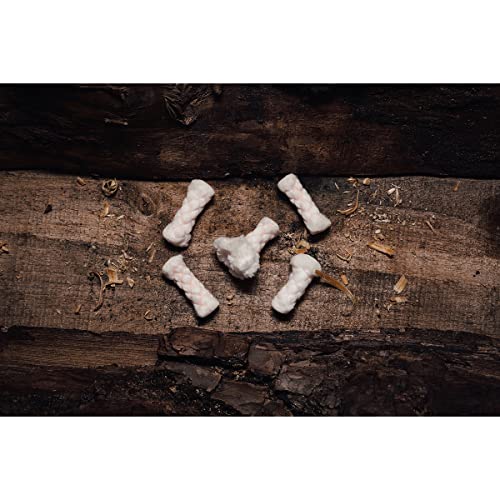 Exotac quickLIGHT High-Performance Waterproof Tinder 12-Pack of Dry-Treated Cotton Tabs That Easily Ignite with Fire-Starter, Matches, or a Lighter for a 1-2 Minute Burn