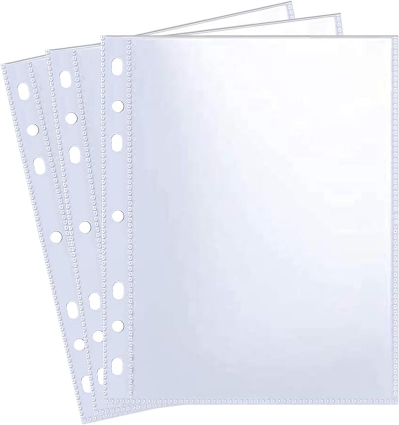 Ultra-Clear 5x7' Photocard Sleeves - 30 Pack, Double-Sided Top Loading for A5 Binders | Perfect for Photos & Postcards