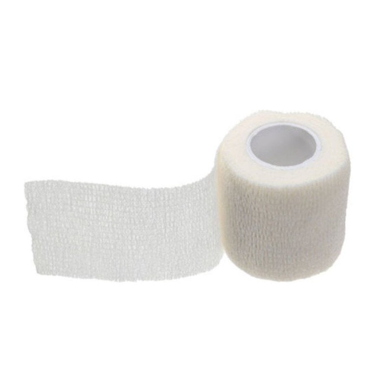 ESUPPORT 2 Inches X 5 Yards Self Adherent Cohesive Wrap Bandages Strong Elastic First Aid Tape for Wrist Ankle White Pack of 10